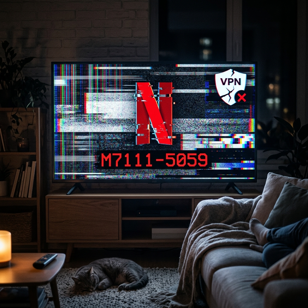 Netflix 提示 M7111-5059 怎么破？2026年7月彻底绕过奈飞代理检测