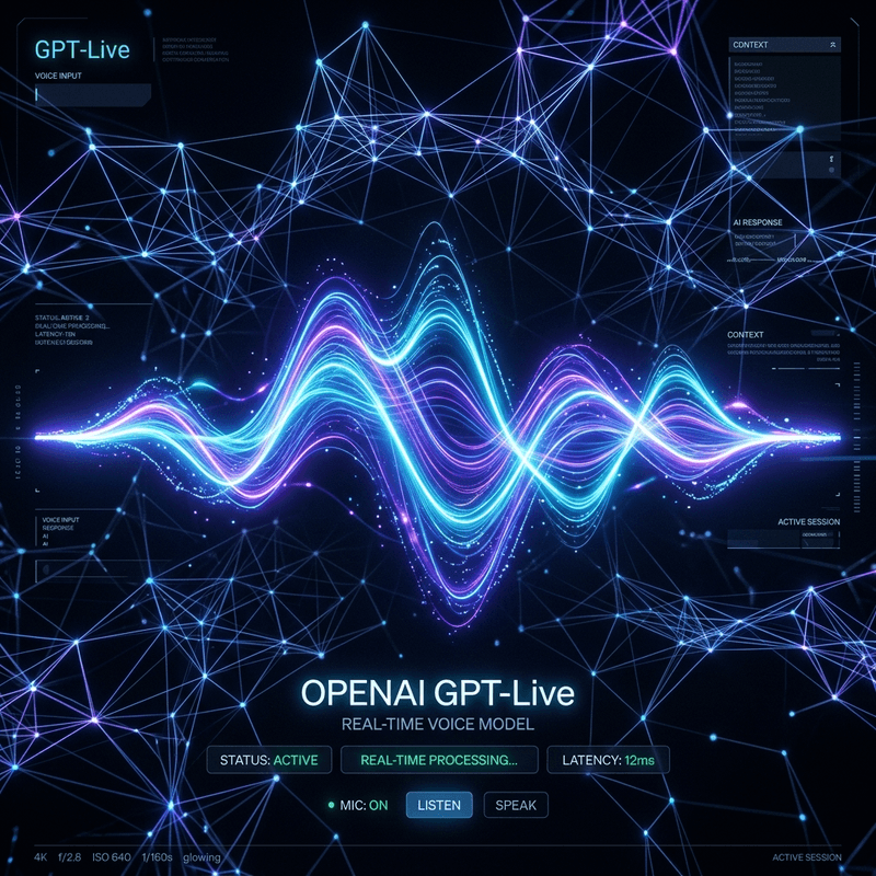 OpenAI 震撼发布 GPT-Live：真正像人类一样打电话的“原生实时语音模型”